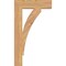 Ekena Millwork Thorton Block Smooth Bracket, Western Red Cedar, 3 1/2"W x 16"D x 28"H BKT04X16X28THR05SWR - alternate 2